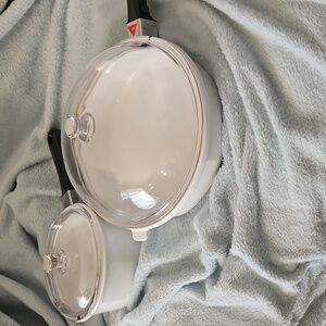 Princess House Nouveau White Cookware 2 Pots